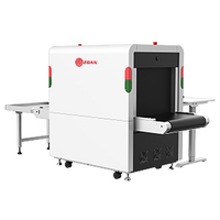 Système de sécurité de scanner de bagages en métal à rayons X de taille moyenne intelligente AI à vue unique 650*500mm avec caméra AI avant et arrière