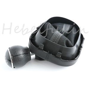 หัวเกียร์รถยนต์โฟล์คสวาเกน ทัวรันสีดำ 5 6 สปีด พร้อมฝาครอบกันฝุ่น ดีไซน์ตามหลักสรีรศาสตร์ - Product Image 4