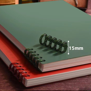 Taccuino a <span class=keywords><strong>spirale</strong></span> rilegato ad anello a foglia larga in vari colori (<span class=keywords><strong>A4</strong></span>, A5, B6) con copertina staccabile - Product Image 5