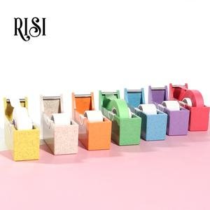 Cortador de cinta profesional <span class=keywords><strong>RISI</strong></span> para pestañas, cinta cortadora colorida, dispensador cortador de cinta al por mayor, logotipo personalizado - Product Image 3