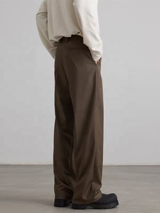 <span class=keywords><strong>Pantaloni</strong></span> da uomo in stile coreano alla moda con pieghe a trapezio - <span class=keywords><strong>Pantaloni</strong></span> casual da uomo sofisticati e versatili, <span class=keywords><strong>comodi</strong></span> e dalla vestibilità ampia - Product Image 5