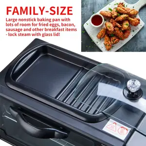 Multifunctional Breakfast Machine 3 In 1 Automatic Electric Bread Toaster Oven 3 In 1 Breakfast Maker