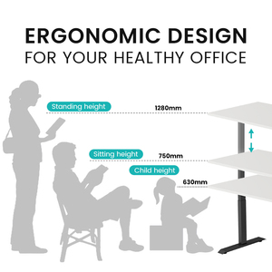 Bàn đứng có thể điều chỉnh độ cao bằng điện Bàn văn phòng có thể điều chỉnh độ cao Bàn đứng tiện dụng có thể điều chỉnh độ cao có thể điều chỉnh cho nơi làm việc - Product Image 3