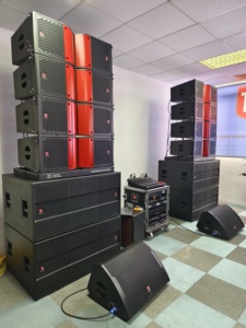 Hoàn Chỉnh Thiết Lập Chuyên Nghiệp Âm Thanh Kép 12 Inch Dòng Mảng Loa 18 Inch Loa Siêu Trầm Hệ Thống Âm Thanh Với Microphone Và Dj Mixer - Product Image 3