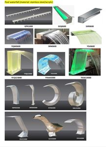 Fábrica al por mayor al aire libre <span class=keywords><strong>de</strong></span> acero inoxidable <span class=keywords><strong>cascada</strong></span> <span class=keywords><strong>de</strong></span> agua piscina Spa <span class=keywords><strong>cascada</strong></span> fuente <span class=keywords><strong>cascada</strong></span> <span class=keywords><strong>de</strong></span> agua - Product Image 2