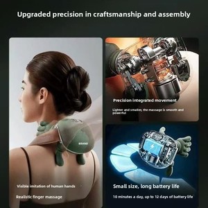 Ayarlanabilir Yoğunluk ve Isıtma Fonksiyonlu Boyun ve Omuzlar için Derin Doku Shiatsu Masaj Aleti - Product Image 4