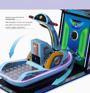 Simulateur de conduite d'arcade 3D à pièces, machine de course de surf et d'aviron, machine de <span class=keywords><strong>jeux</strong></span> de course pour enfants - Product Image 2