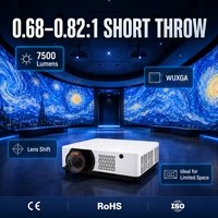 Projecteur de projection immersive OEM ODM 7500 Lumens WUXGA à courte focale 0.68-0.82 pour projets d'exposition muséale