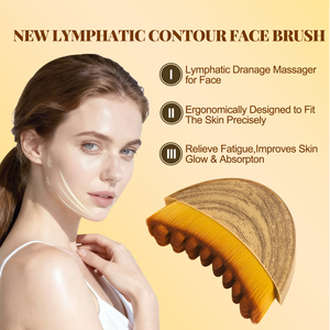 Brocha de Maquillaje Profesional de Lujo con Logotipo Personalizado, <span class=keywords><strong>Precio</strong></span> de Fábrica, OEM, para Base de Maquillaje Líquida o en Crema, Contorno Linfático - Product Image 2