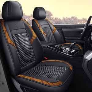 2025 New Ice Silk Summer Car Seat Cover Cushion Breathable Wear Resistant <b>Waterproof</b> Cooling Car Seat Covers Full <b>Set</b> - Product Image 1