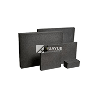 Matériaux d'isolation pour bâtiments, blocs de verre cellulaire en mousse, plaque de verre en mousse noire pour l'isolation des murs extérieurs