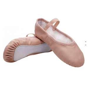 Zapatillas de ballet de cuero genuino con textura suave, fáciles de usar, suela duradera, perfectas para clases de estudiantes. - Product Image 3