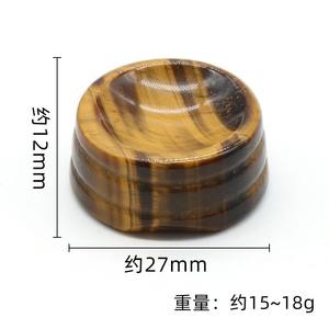 Fatto a mano di alta qualità in pietra naturale sfera di supporto staffa a forma di uovo di pietra Base di cristallo titolare della sfera per la decorazione della casa all'ingrosso - Product Image 5