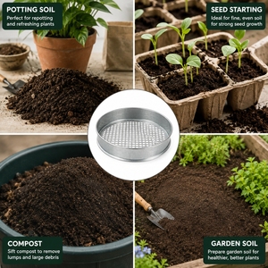 Râteau de jardin manuel Spear & Jackson RIDDLE à cadre en acier, durable, lavable, résistant à la rouille, pour le compost - Product Image 3