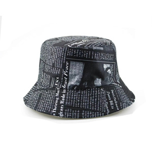 Cappello da Pescatore Bifacciale con Stampa a Giornale, Nuovo Stile Autunno 2025, Retrò, Moda Casual, Sportivo, da Viaggio, Unisex, per Esterni - Product Image 6