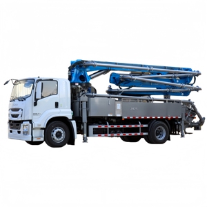 Pompe à béton de petite taille JIUHE Factory, haute efficacité, nouvelle vente chaude, bon prix, 25m 30m, camion pompe à béton - Product Image 3