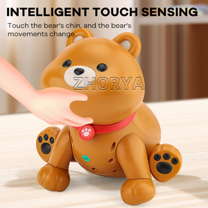 Zhorya Intelligente Interactieve Afstandsbediening Elektrisch Lopen En Aanraken Detectie Dansende Beer Speelgoed Smart Pet Robot Rc Speelgoed - Product Image 3