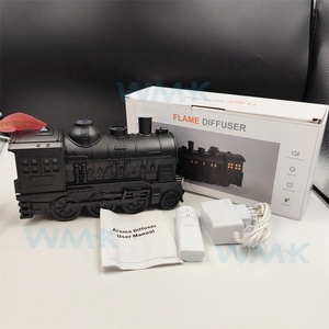 Ce Rohs intelligent ultrasons <span class=keywords><strong>électrique</strong></span> <span class=keywords><strong>Train</strong></span> flamme maison parfum humidificateur d'air méduse diffuseur d'arôme avec télécommande - Product Image 6