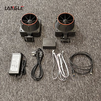 Kit de simulation de vent pour Sim Racing avec module de contrôle, conduit d'air rétractable et dispositif de retour de force aérodynamique