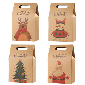Boîte d'emballage en carton à pignon pour bonbons, boîte conique avec poignée découpée - Product Image 2