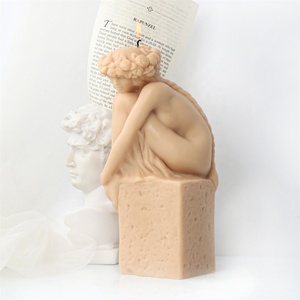 Virgo <strong>Christel</strong> Marott Zodiac Figurine Silicone Mold Goddess Statue Royal Copenhagen Gypsum Resin Crafts Art Sculpture Wax Tool - Product Image 2