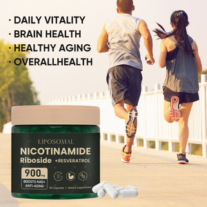 Integratore NAD WELLBODY OEM a Marchio Privato per Energia, Capsule di Nicotinamide Riboside Liposomiale con Estratto di Resveratrolo - Product Image 4