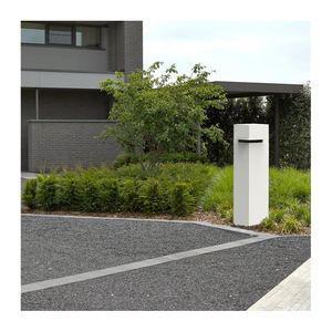 JH-Mech Boîte aux lettres en acier robuste pour le dépôt du courrier Boîte aux lettres compacte verrouillable Boîte aux lettres en métal Boîte de livraison de colis - Product Image 3