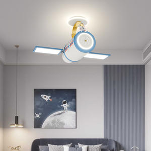 Hot Sale Cartoon Plane Pendant <b>Light</b> Full Spectrum Children's Eye protection Ceiling <b>Light</b> for Child - Product Image 4
