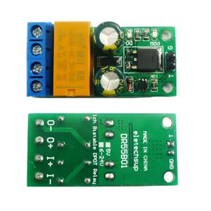 DC 5-24V 2A Flip-Flop Latch Motor Reversible Controller Self-locking bistable Reverse Polarity Relay Module