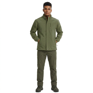 Chaqueta Softshell Transpirable para Hombre OEM, Chaqueta Softshell de Alta Calidad Resistente al Agua y al Viento para Hombre - Product Image 1