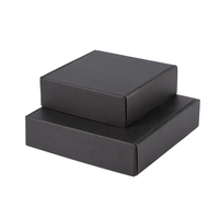 Caja de Cartón Corrugado con Cierre Automático, Caja de Cartón Plegable para Envíos por Correo, Embalaje de Regalos DIY y Envío de Paquetes Pequeños