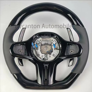 Volant de direction M SPORTS pour BMW G20 G30, nouveau design unique, améliorations, cuir personnalisé, finition noir piano - Product Image 6