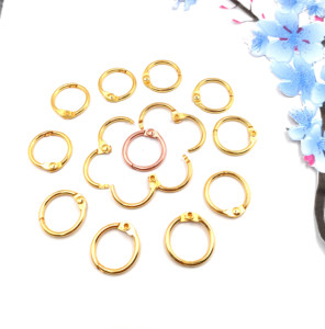 Kim loại xoắn ốc ràng buộc nhẫn cho văn phòng sử dụng 3-lỗ chất kết dính Clips các loại màu sắc 16-76 mét Kích thước bảo vệ môi trường - Product Image 6