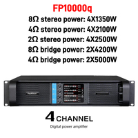 Amplificateur de puissance professionnel Paulkitson FP10000q 4 canaux 10000 Watts pour équipement de sonorisation de scène