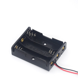 Soporte para baterías 3AA con cable, serie de 4.5V, cables rojos y negros para proyectos electrónicos - Product Image 3