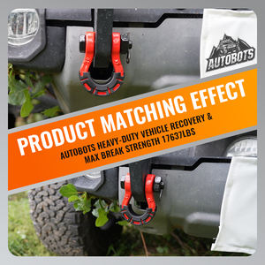 AUTOBOTS Manilles de charge d'ancrage robustes et robustes personnalisées Manilles d'arc en acier au carbone tout-terrain Manille <span class=keywords><strong>à</strong></span> <span class=keywords><strong>anneau</strong></span> en D Type Us - Product Image 6