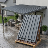 Panneaux sandwich en aluminium imperméables et thermiques, tuiles de toiture écologiques isolées pour entrepôts et chambres froides