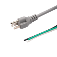 Cable de Alimentación con Conexión a Tierra de 3 Pines Estándar de Taiwán, CNS 690, Aprobado por BSMI, H05VV-F 0.75mm2, Cable de Repuesto para Monitor de Computadora y TV