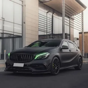 Spoiler delantero para Mercedes Benz Clase A W176 A180 A200 A250 A45 (2013-2018), estilo GTR, para la parrilla delantera. - Product Image 5