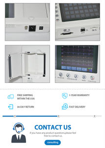 Hot Sale Medisch Elektrocardiogram <span class=keywords><strong>12</strong></span> Leads 3 6-kanaals Digitale Draagbare Ecg <span class=keywords><strong>Ekg</strong></span>-Cardiograafmachine - Product Image 6