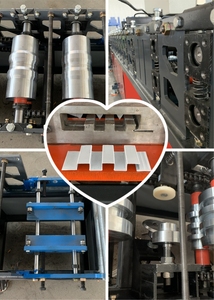 Máquina de conformado de chapa de aluminio y acero coloreado para paneles de soporte de paredes comerciales - Product Image 2