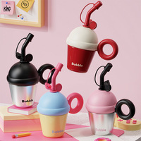 Gobelet en acier inoxydable de 20oz avec infuseur et aspirateur 316 Nouvelle bouteille d'eau portable Design mignon avec paille pour étudiants et enfants