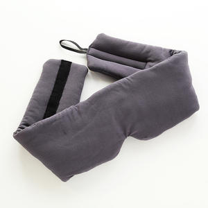 หน้ากากปิดตาผ้าฝ้ายปิดตาปรับแสงได้สำหรับการเดินทางโดยเครื่องบินนอนหลับทำด้วยมือ - Product Image 2