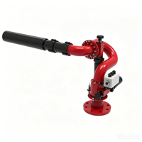 Canon à eau et mousse électrique télécommandé en acier inoxydable avec jet droit et tuyau de raccordement en aluminium