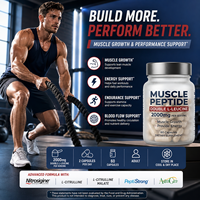 Kapsul Peptida Otot Bioby OEM Private Label dengan L-Leucine Nitrosigine untuk Mendukung Energi, Daya Tahan, dan Sirkulasi Darah