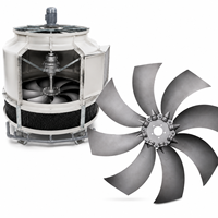 Pale de ventilateur industriel S14-AL, angle réglable, en alliage d'aluminium, résistant à la chaleur et à la corrosion, impeller haute résistance
