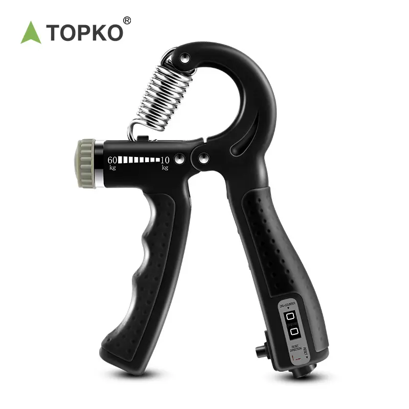 TOPKO Renforceur réglable populaire avec compteur pour entraînement Gym homeuse Fitness Finger Hand Grip