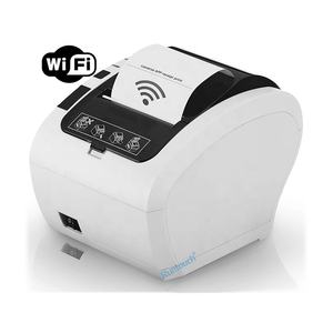 Mini <span class=keywords><strong>Impresora</strong></span> Térmica Inalámbrica WiFi Blanca de 80 mm, con Puertos LAN, USB y RS232, Más Vendida - Product Image 1
