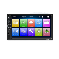 Best-seller universel 7018B Support de lecteur MP5 monté sur voiture de 7 pouces/USB/lien miroir/système de vue arrière arrière/tuner Radio/AUX/FM