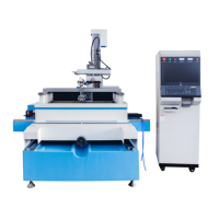 Machine d'électroérosion CNC à grand voyage DK7780B pour pièces massives Efficacité de coupe à grande vitesse
